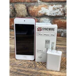 Apple iPod Touch 6th Gen 16GB A2574 w/ Cable & Adapter Bundle